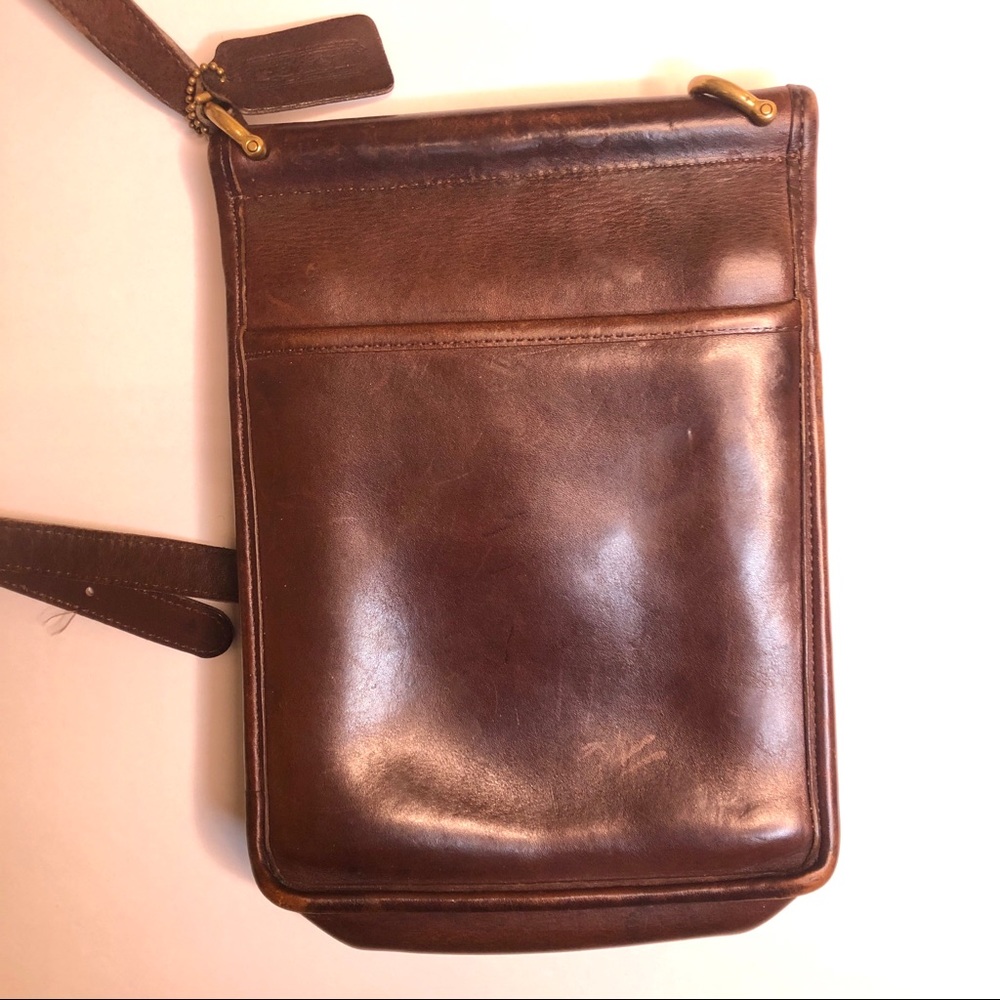 Vintage Coach Murphy Willis Brown Leather Purse - Picture 5 of 8